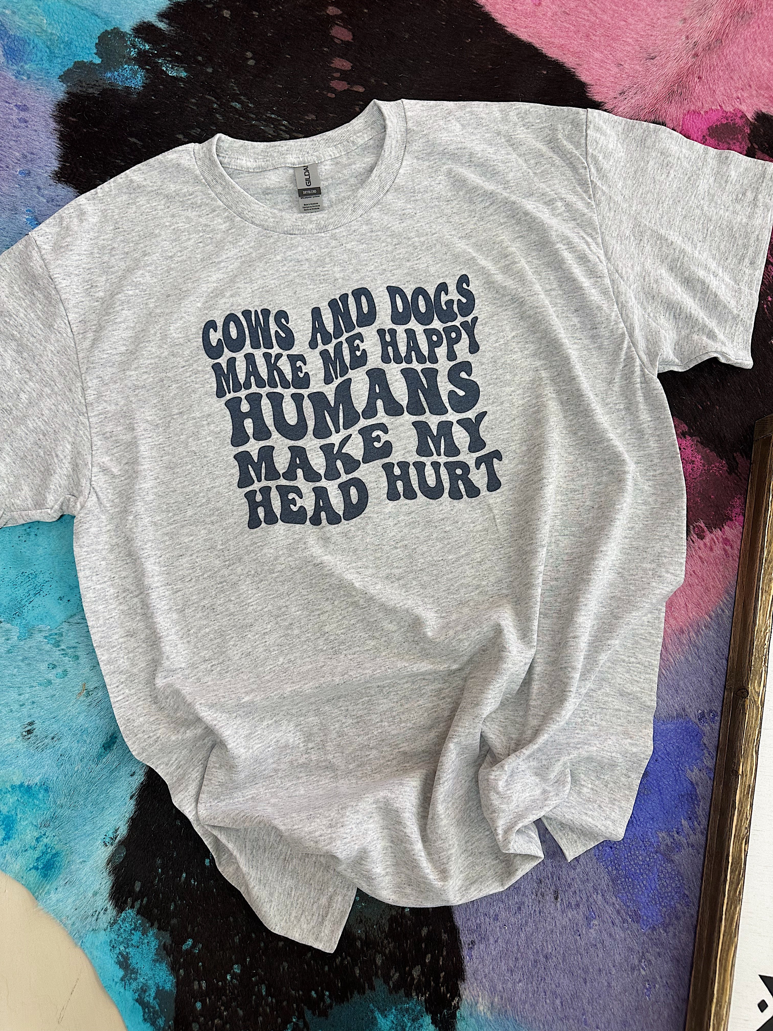 Cows & Dogs TEE or CREWNECK