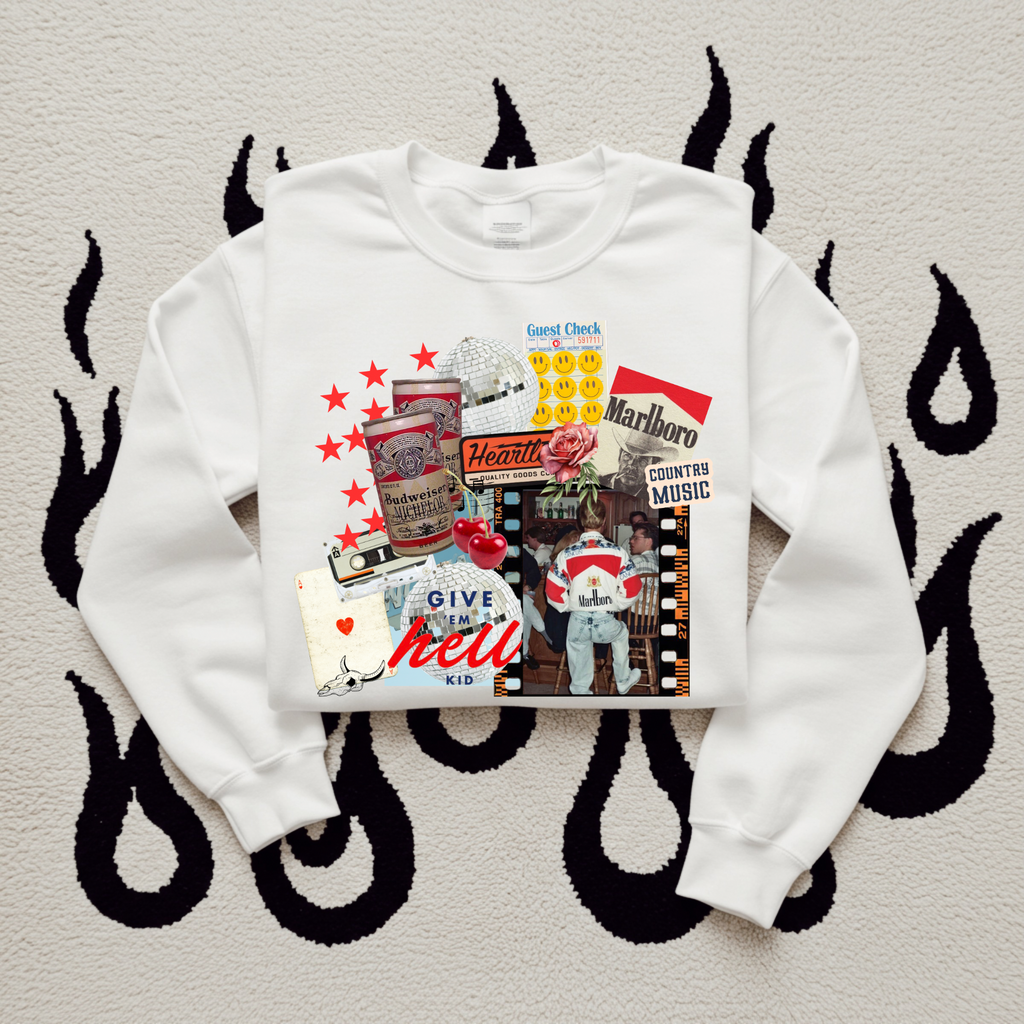 Give ‘Em Hell Collage TEE or CREWNECK