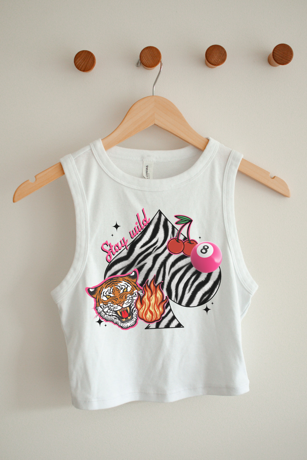 Stay Wild Cropped Tank