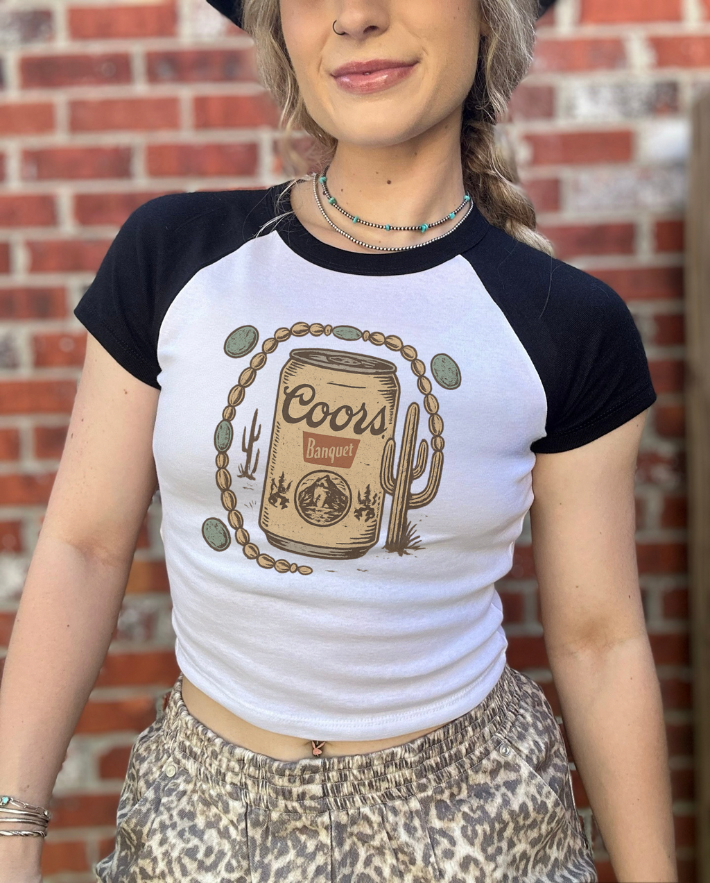 Old School Beer Baby Tee