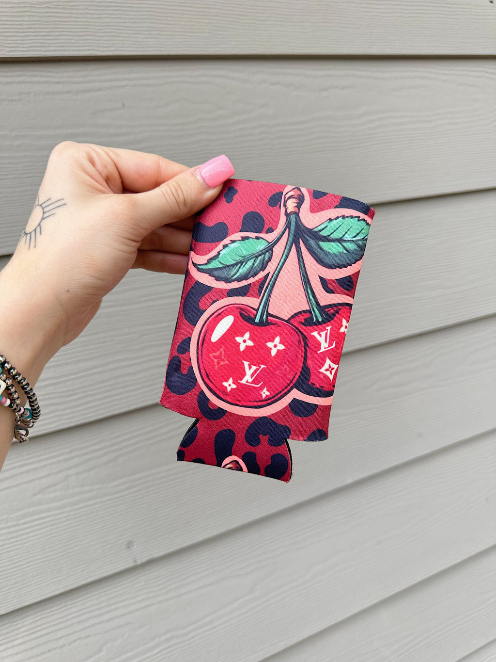 Boujee Cherry Koozie (2 sizes)