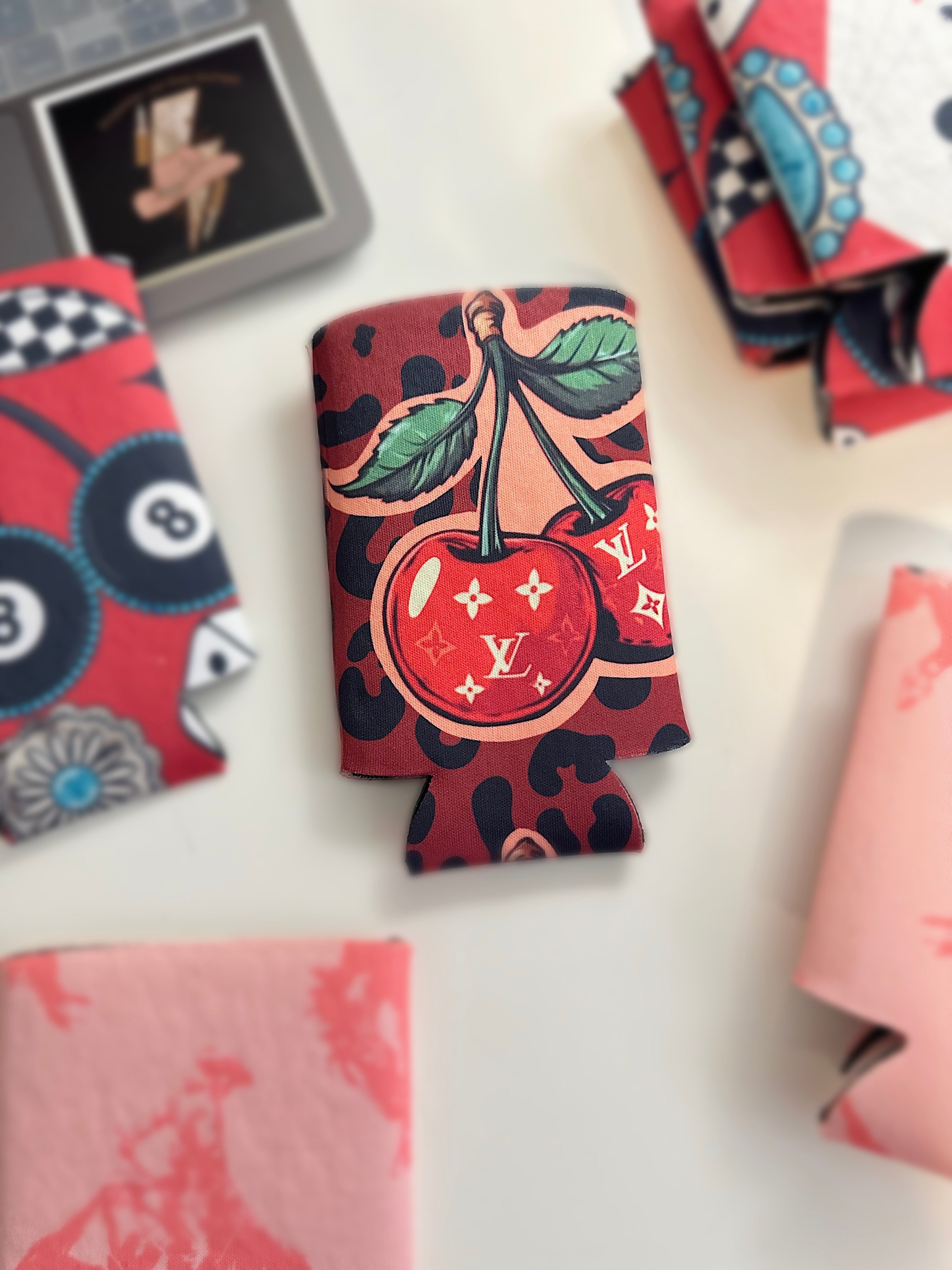 Boujee Cherry Koozie (2 sizes)
