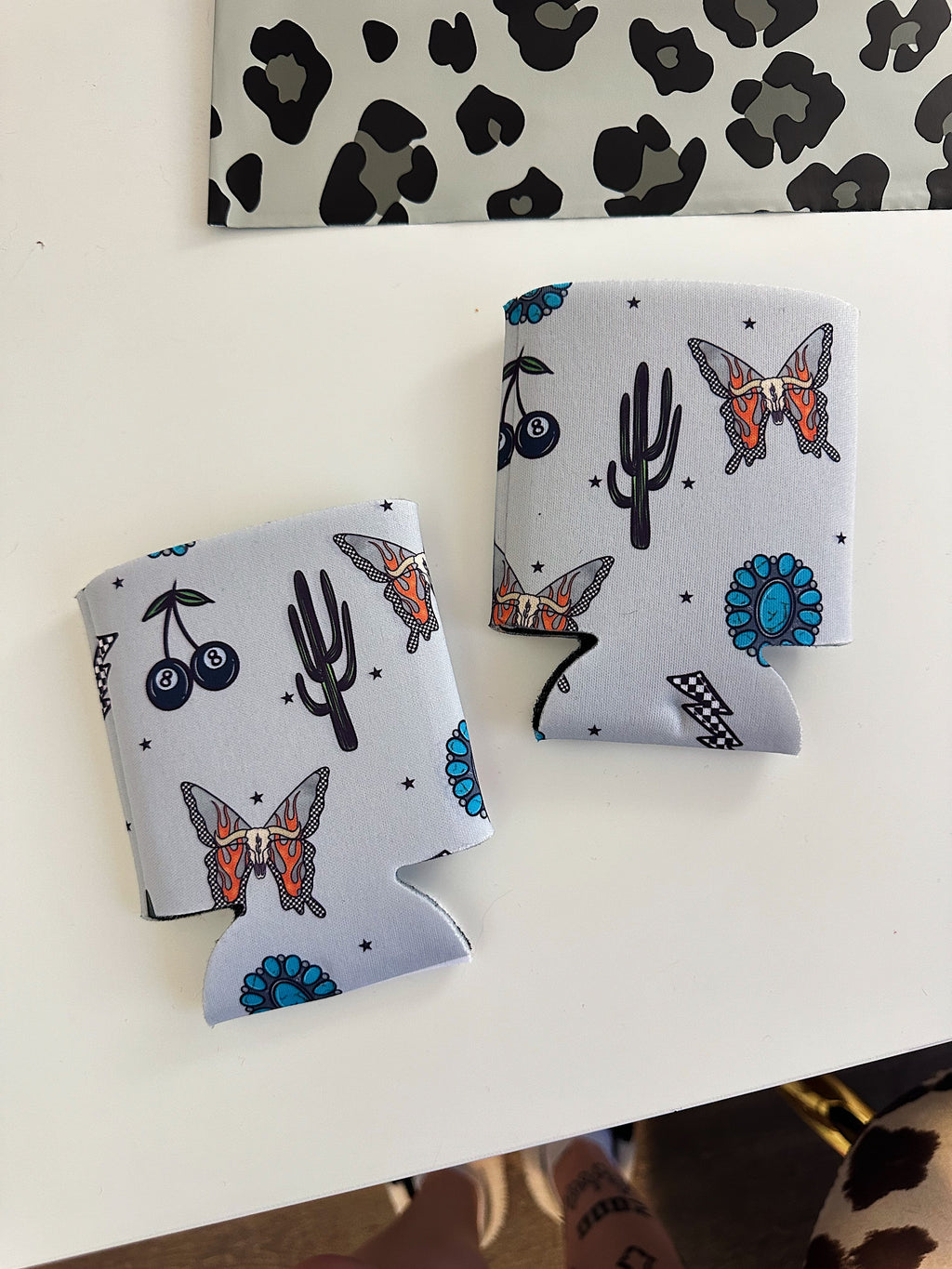 Western Butterfly Koozie (2 sizes)