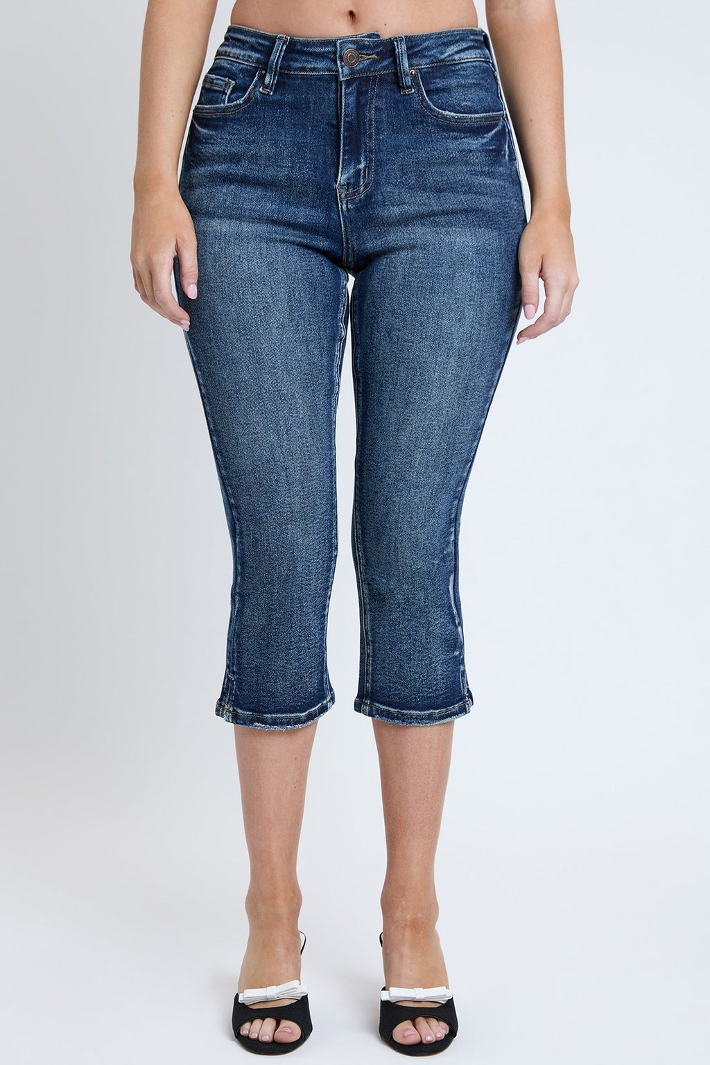 Women's Luxe High Rise Capri with Side Slit