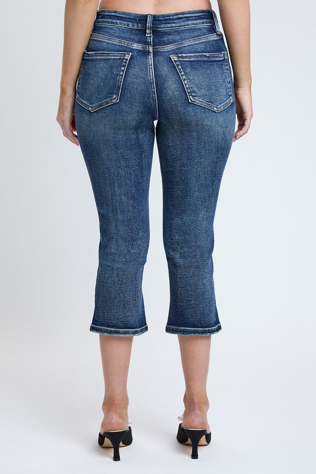 Women's Luxe High Rise Capri with Side Slit