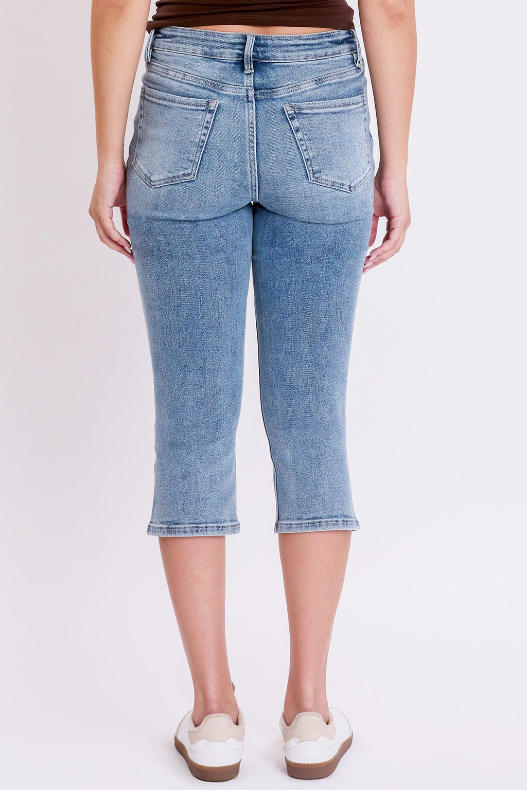 Women's Luxe High Rise Capri with Side Slit