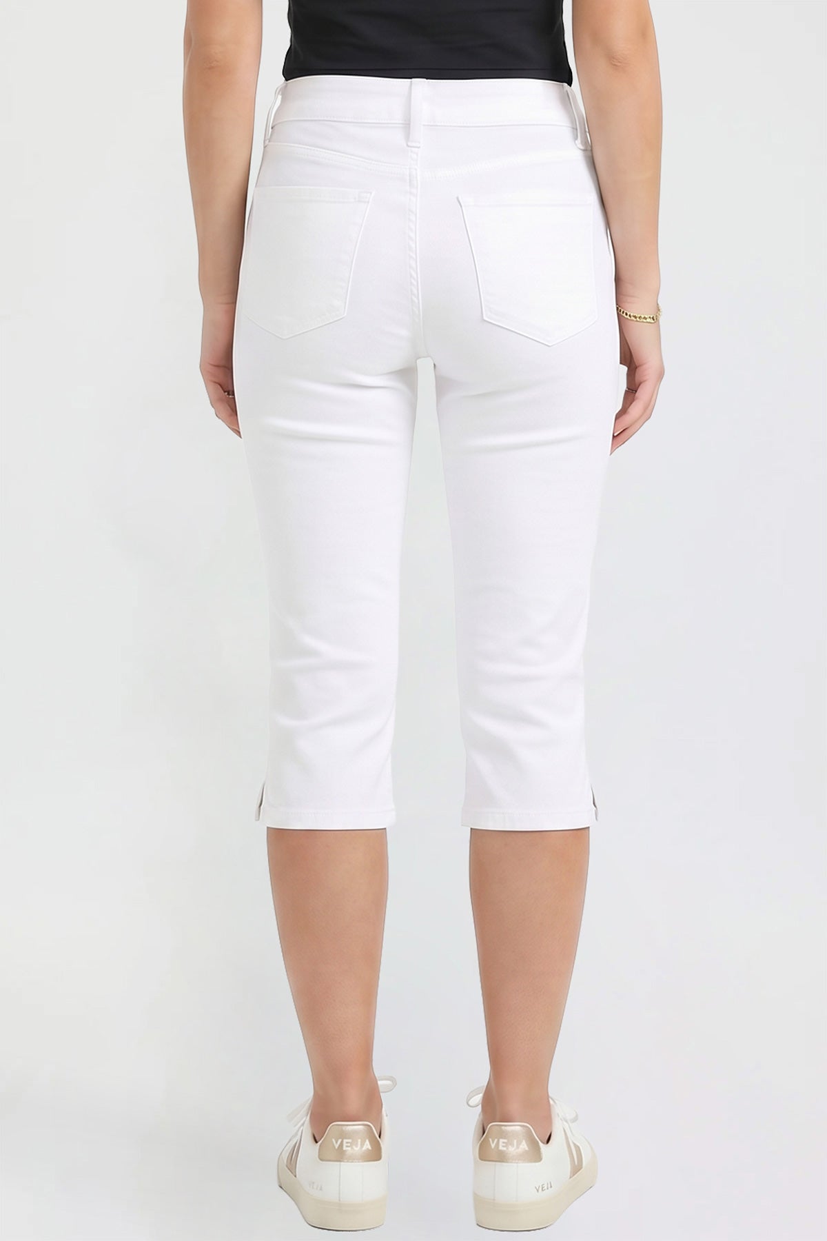 Women's Luxe High Rise Capri with Side Slit