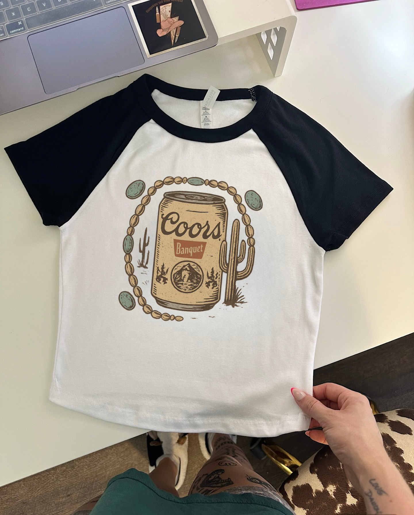 Old School Beer Baby Tee