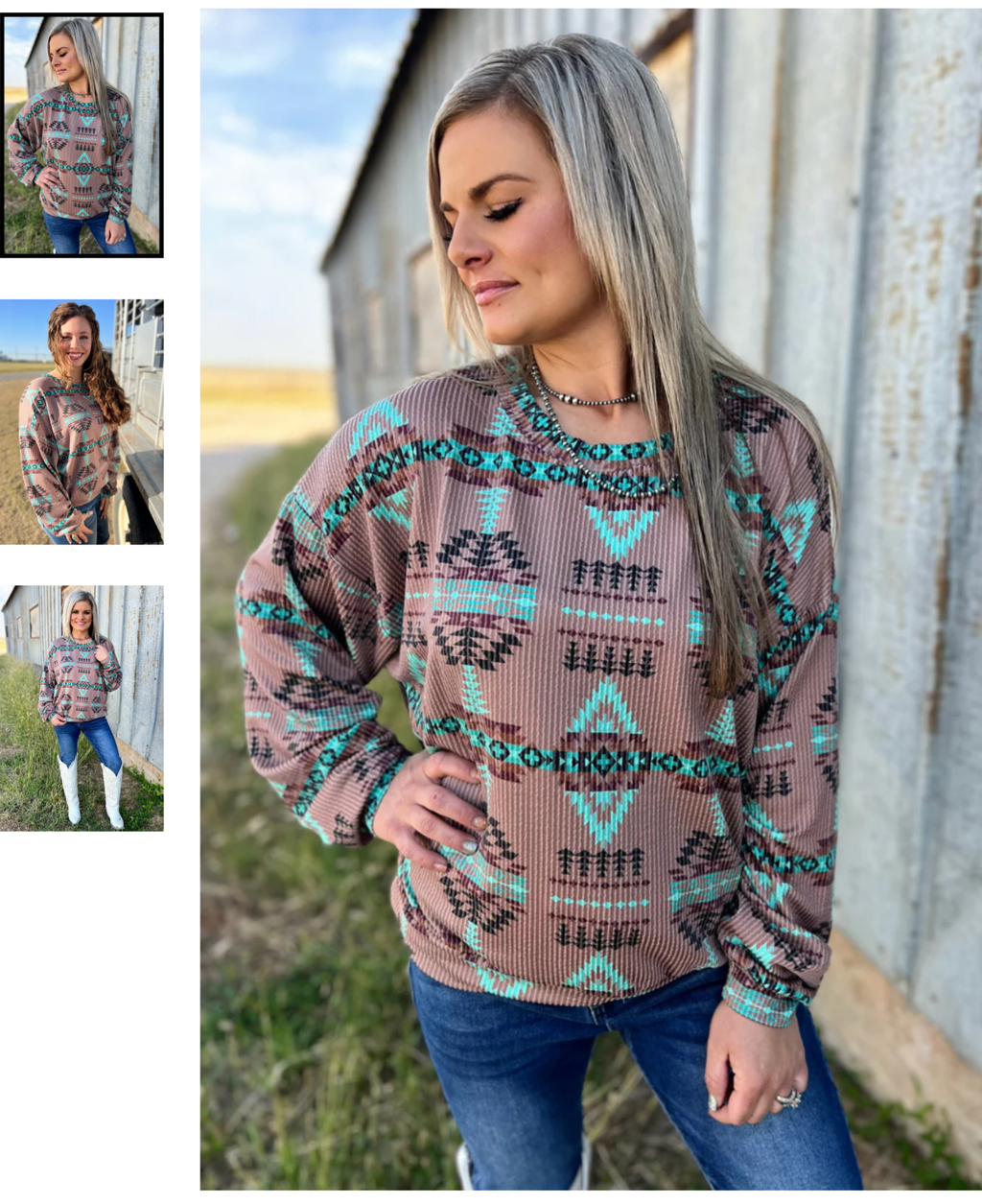 COLORADO SUNSET SWEATER