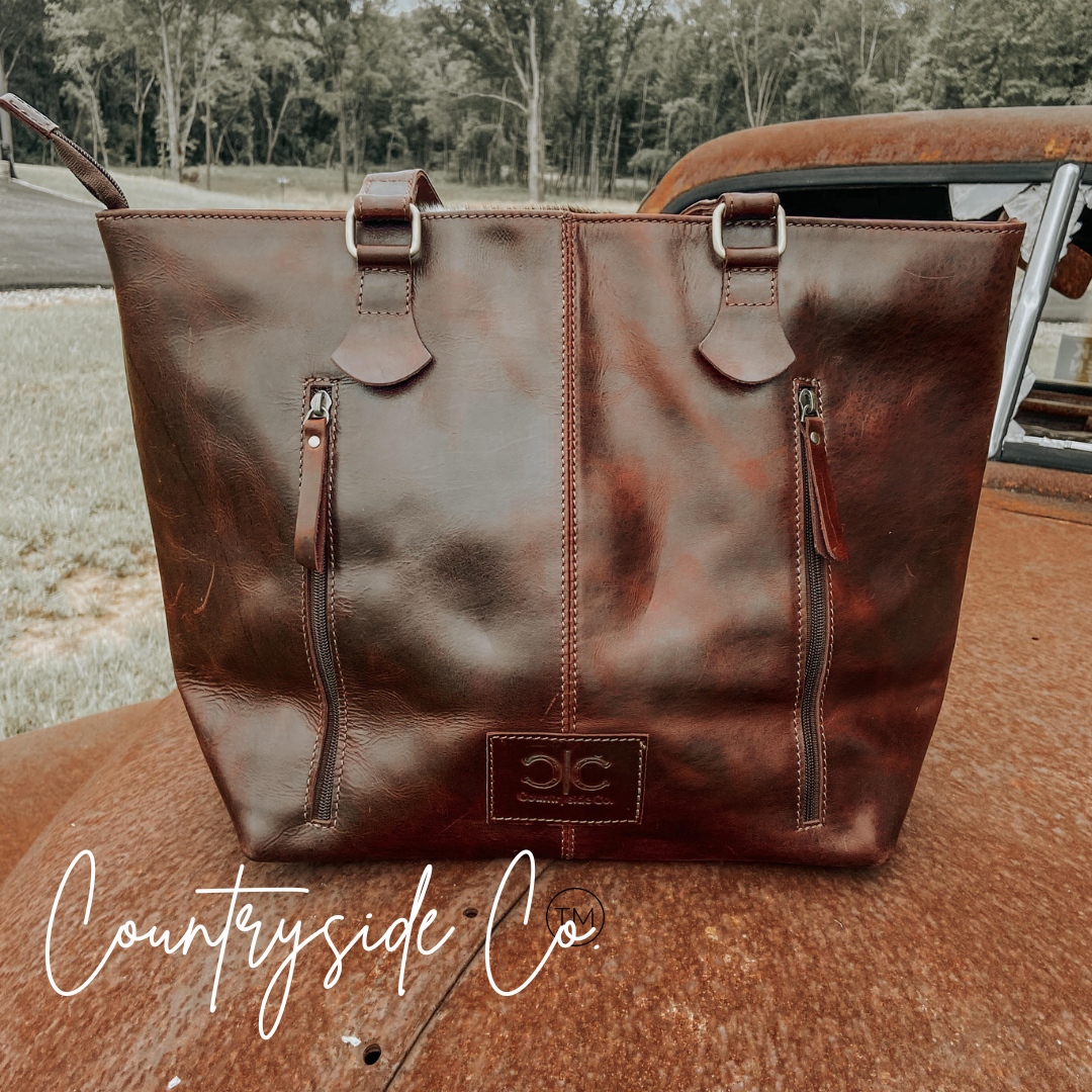 Jane Cowhide Concealed Carry Purse