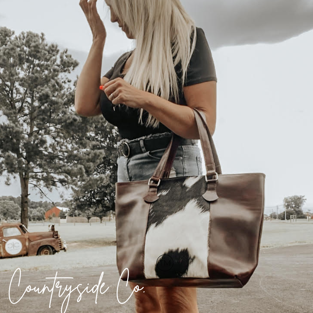 Jane Cowhide Concealed Carry Purse