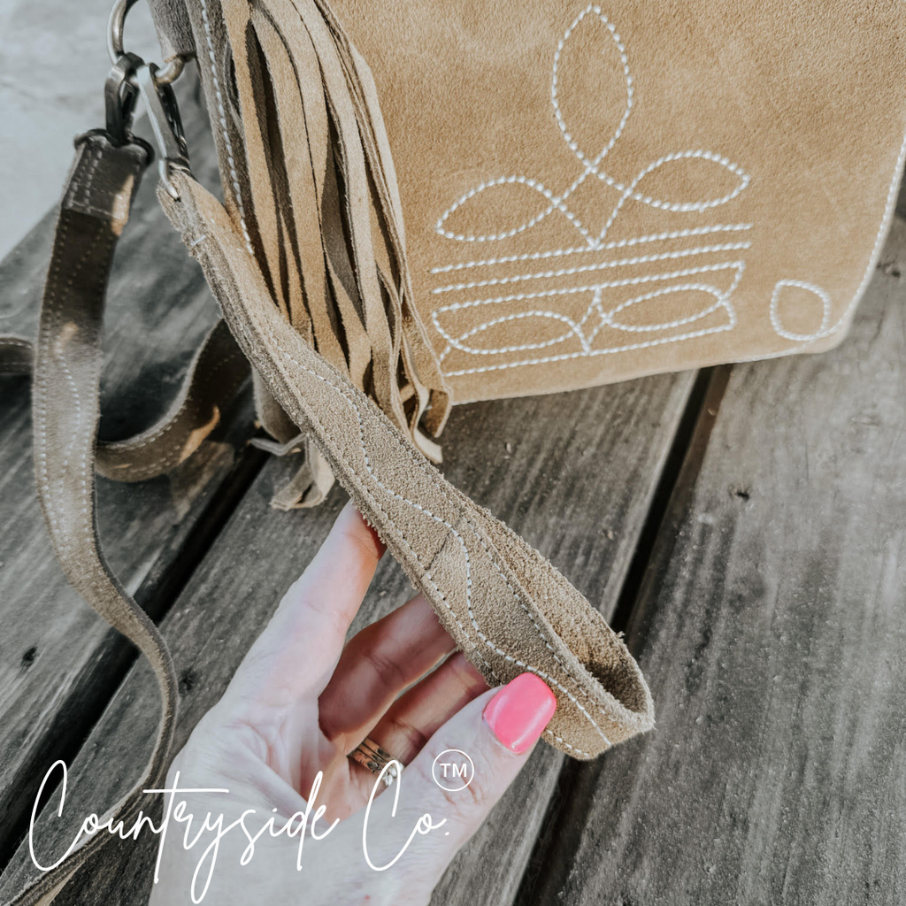 Becca Suede Leather Purse