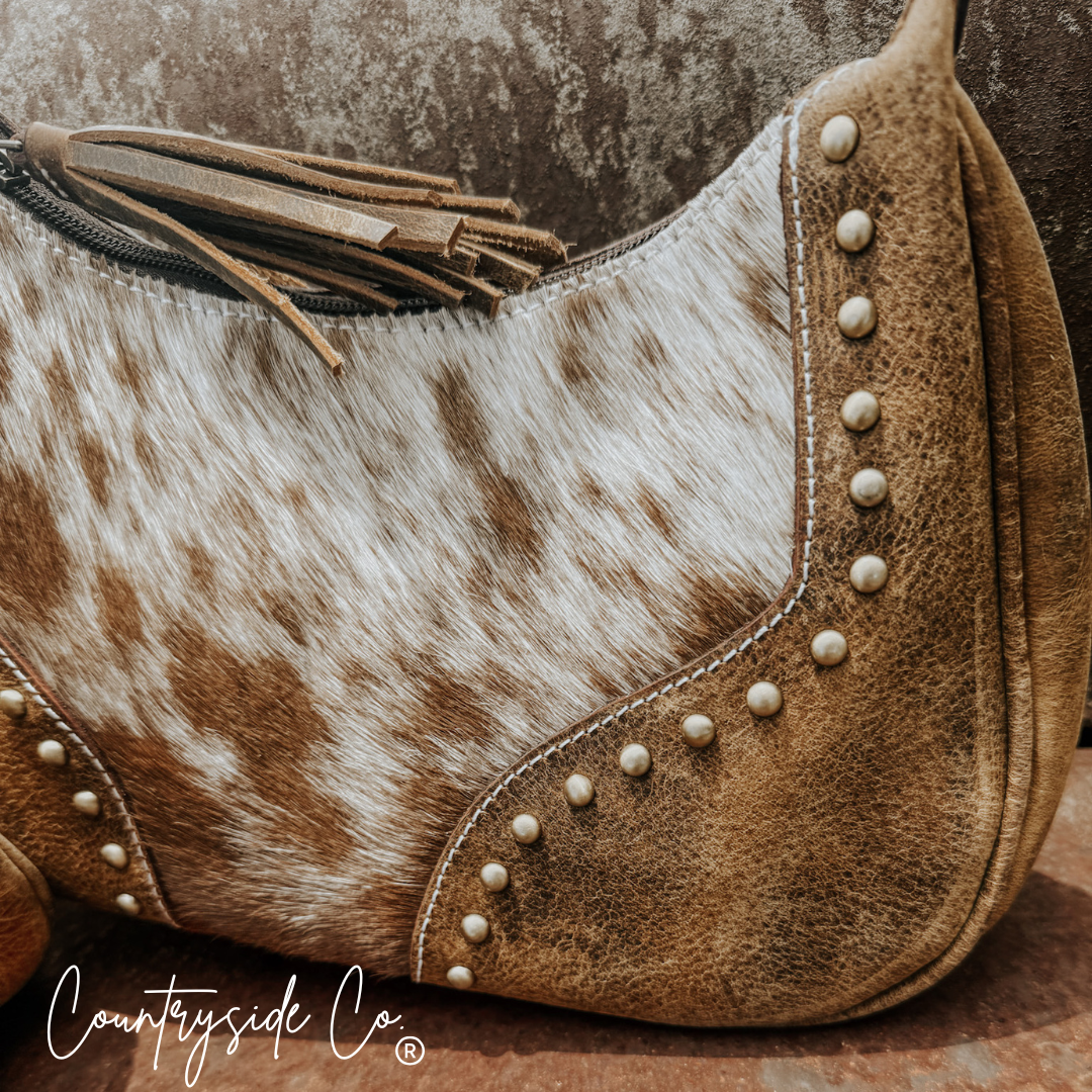 Rodeo Royalty Cowhide Leather Handbag