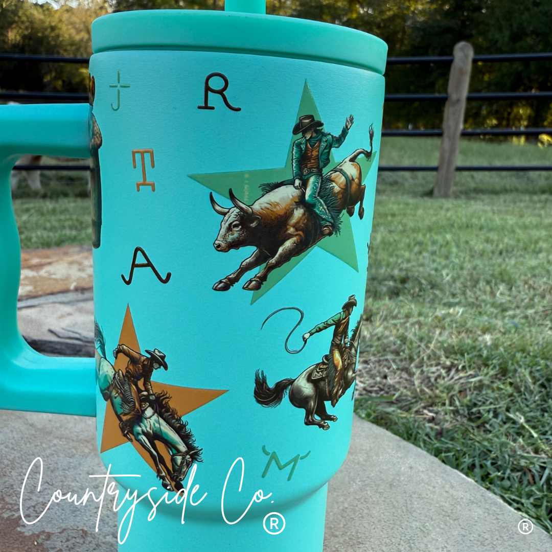 Rodeo Time 24oz Insulated Tumbler Cup
