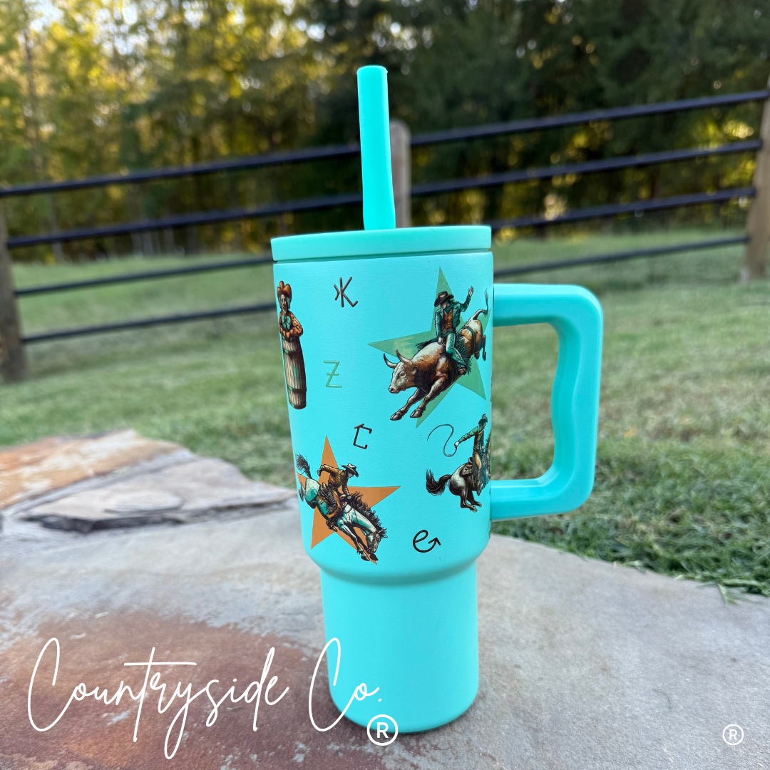 Rodeo Time 24oz Insulated Tumbler Cup