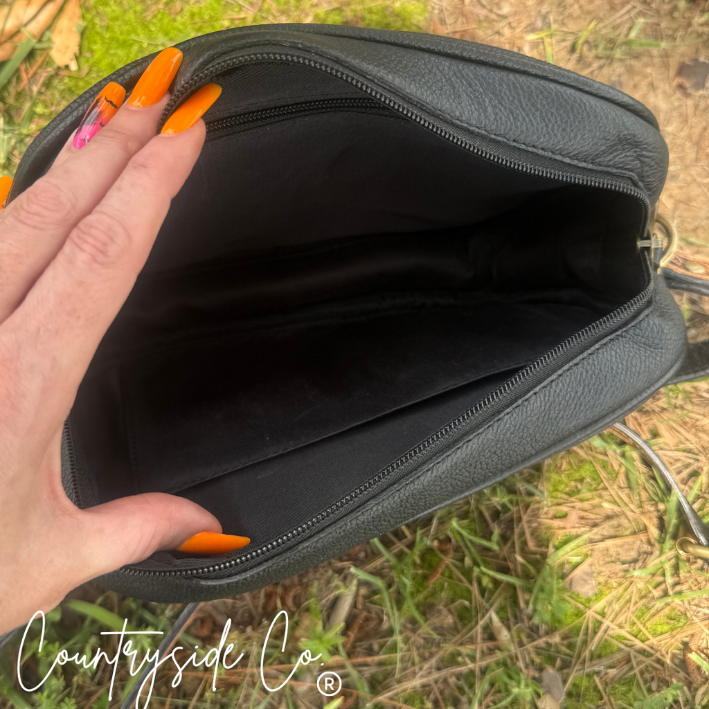 Bridle Belle Tooled Leather Handbag