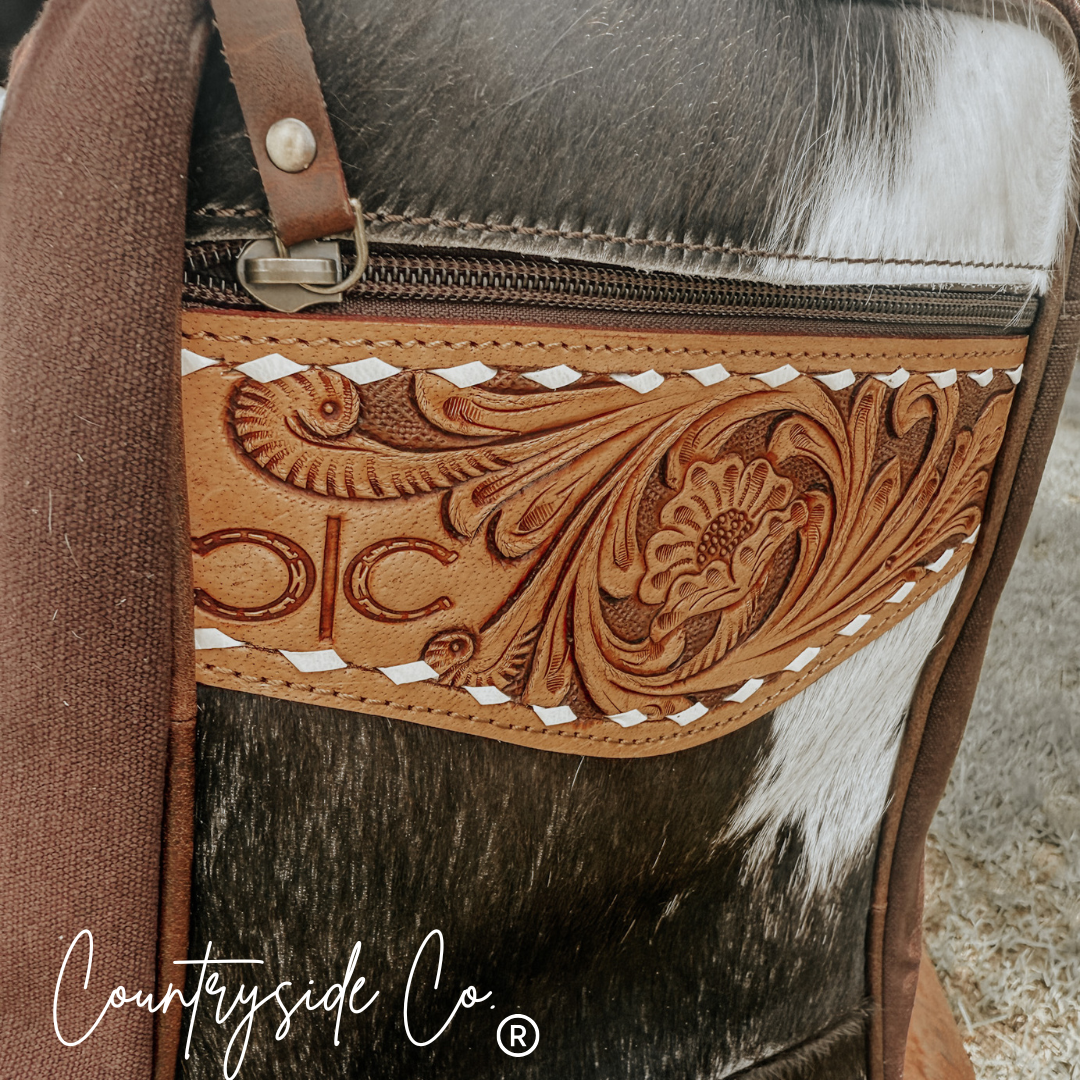 Cowhide Boot Bag
