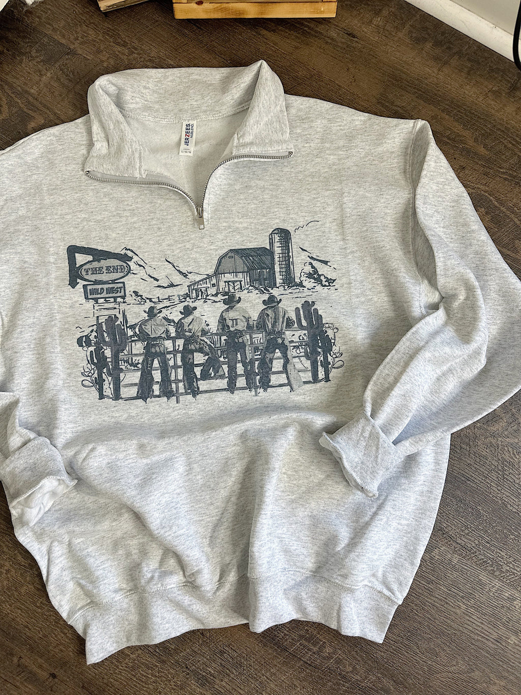 Cowboy Scene Quarter Zip