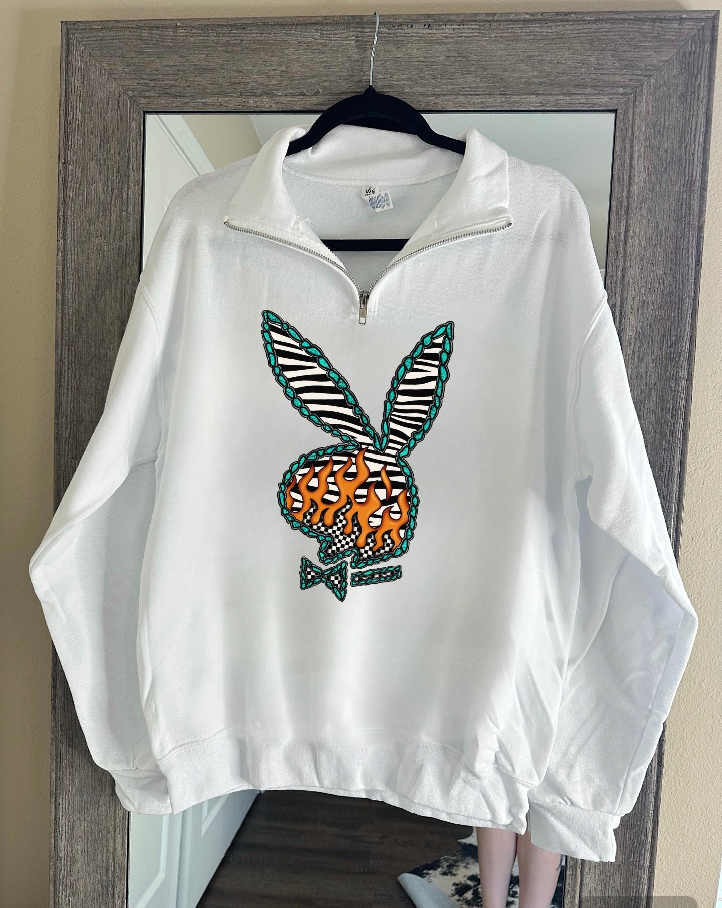Western Bunny Quarter Zip
