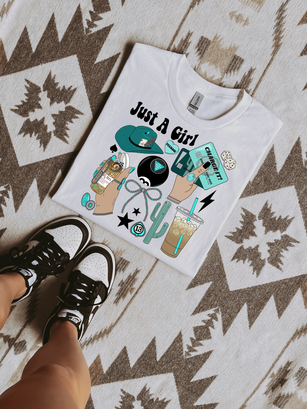 Just A Girl TEE or CREWNECK