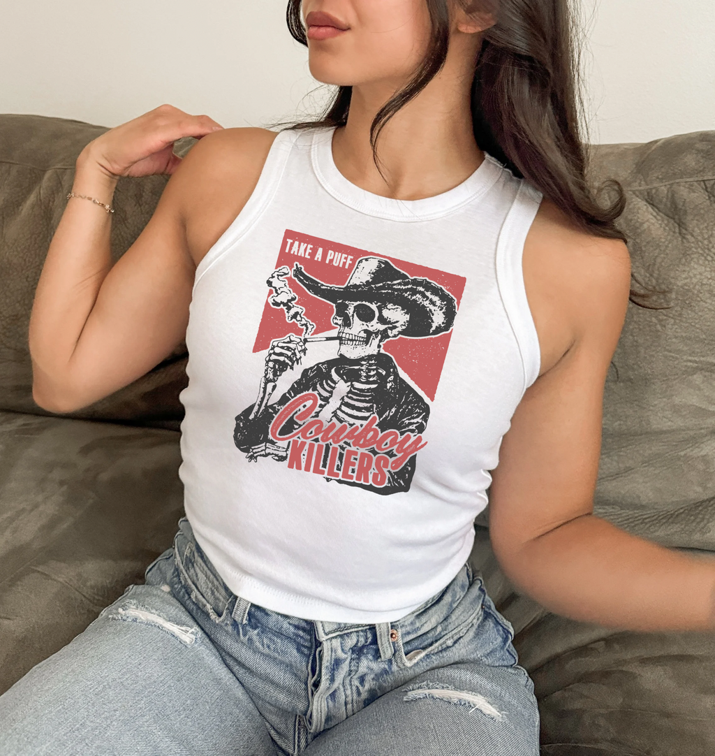 Cowboy Killers Cropped Tank