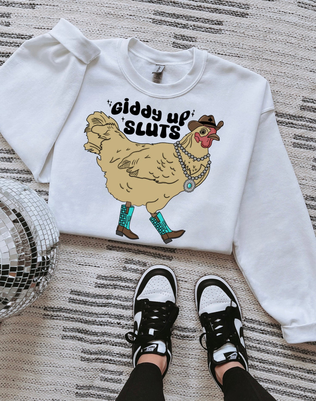 Giddy Up TEE or CREWNECK