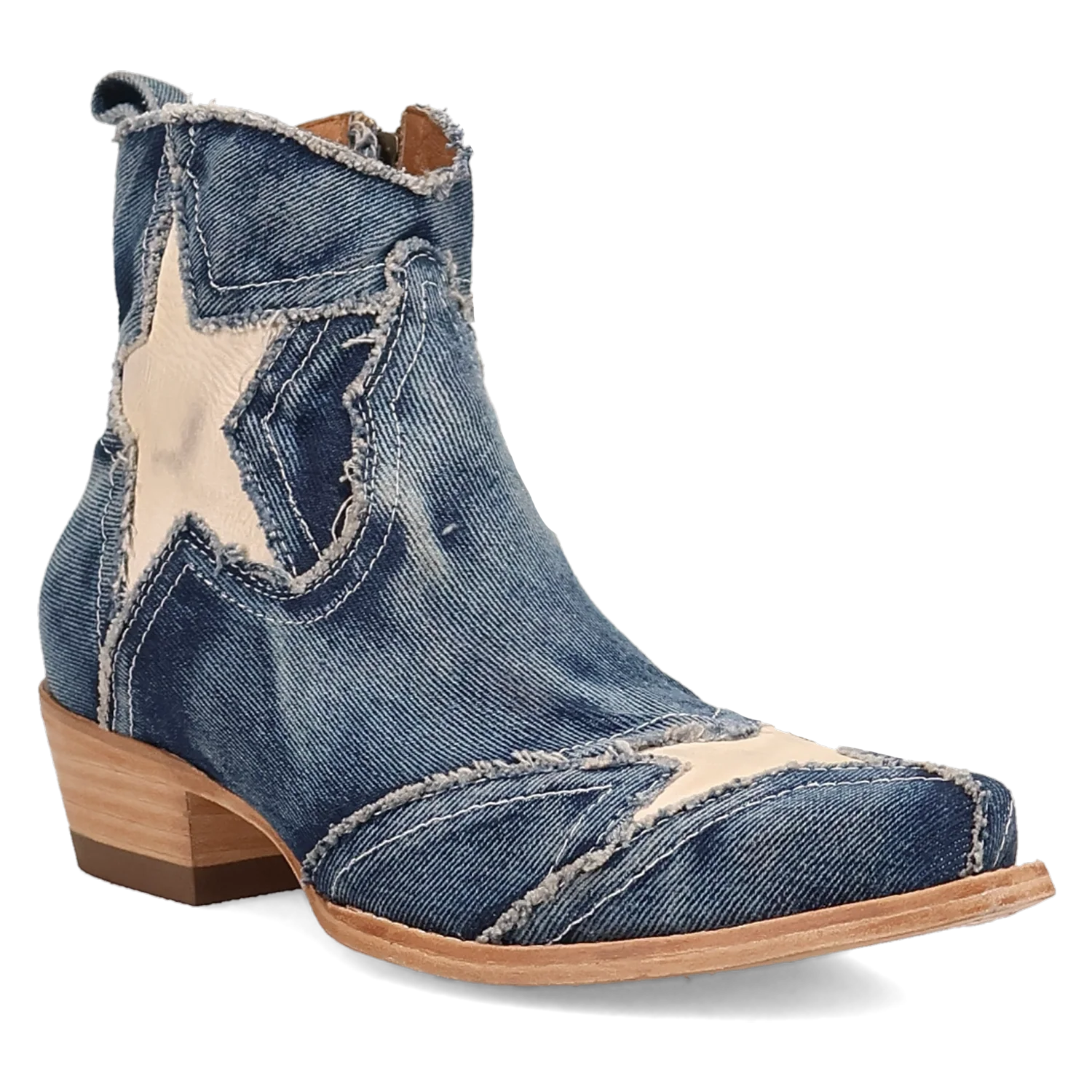 Dan Post Stardust - Women's Denim Cowgirl Booties