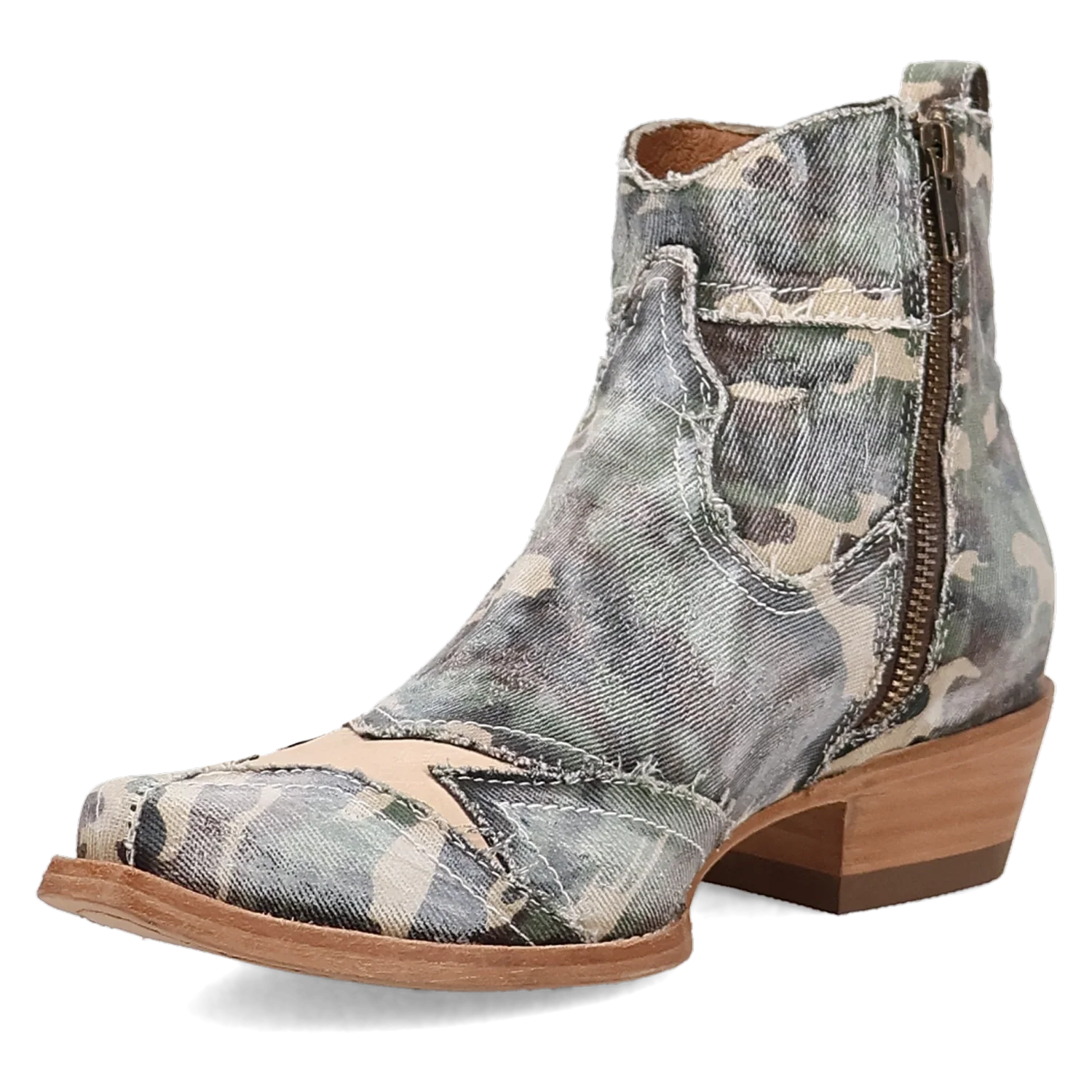 Dan Post Stardust - Women's Denim Cowgirl Booties