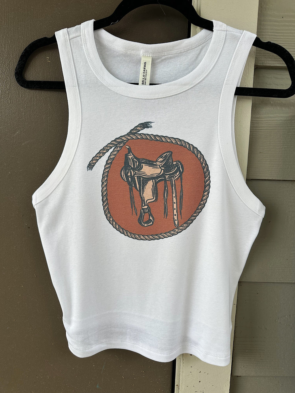 Saddle Up Cropped Tank