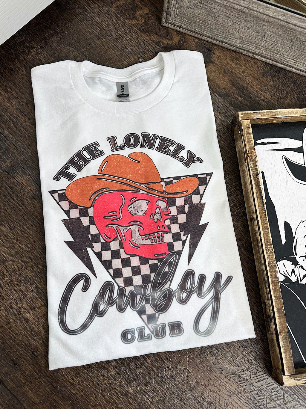 Lonely Cowboy Club TEE or CREWNECK
