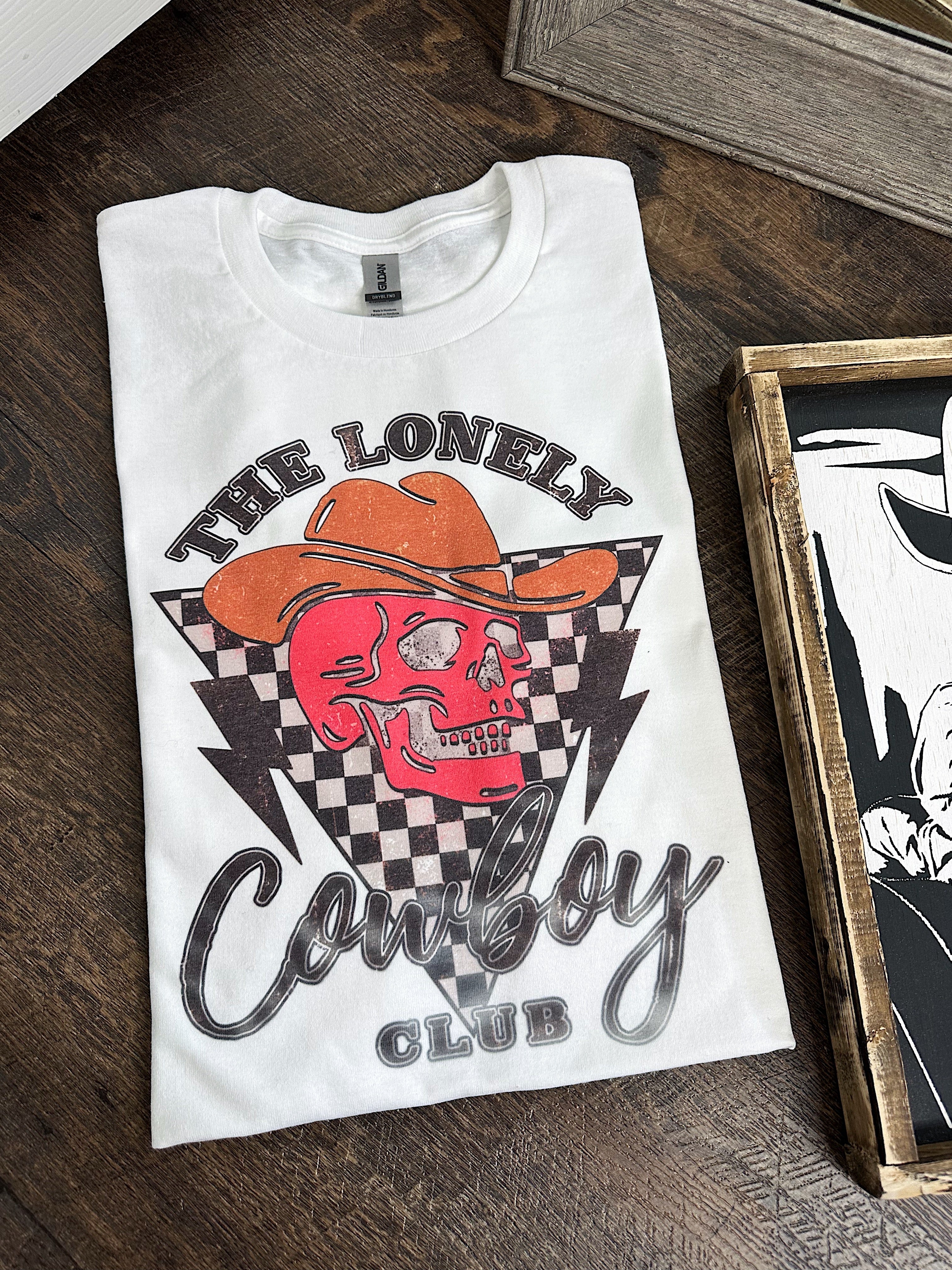 Lonely Cowboy Club TEE or CREWNECK