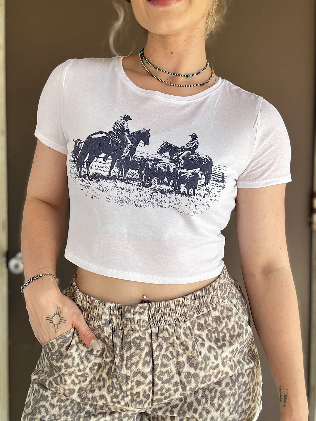 Herding Cattle Baby Tee