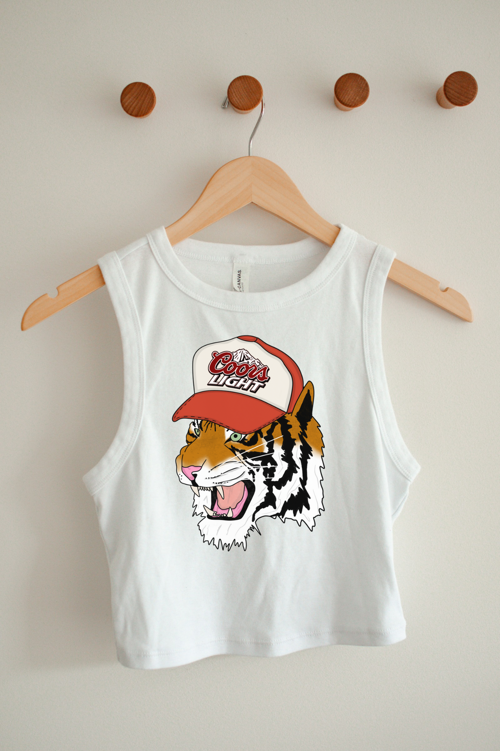 Punchy Tiger Cropped Tank