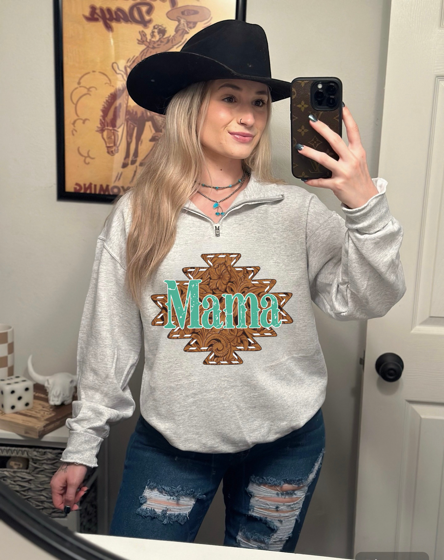 Western Mama Quarter Zip