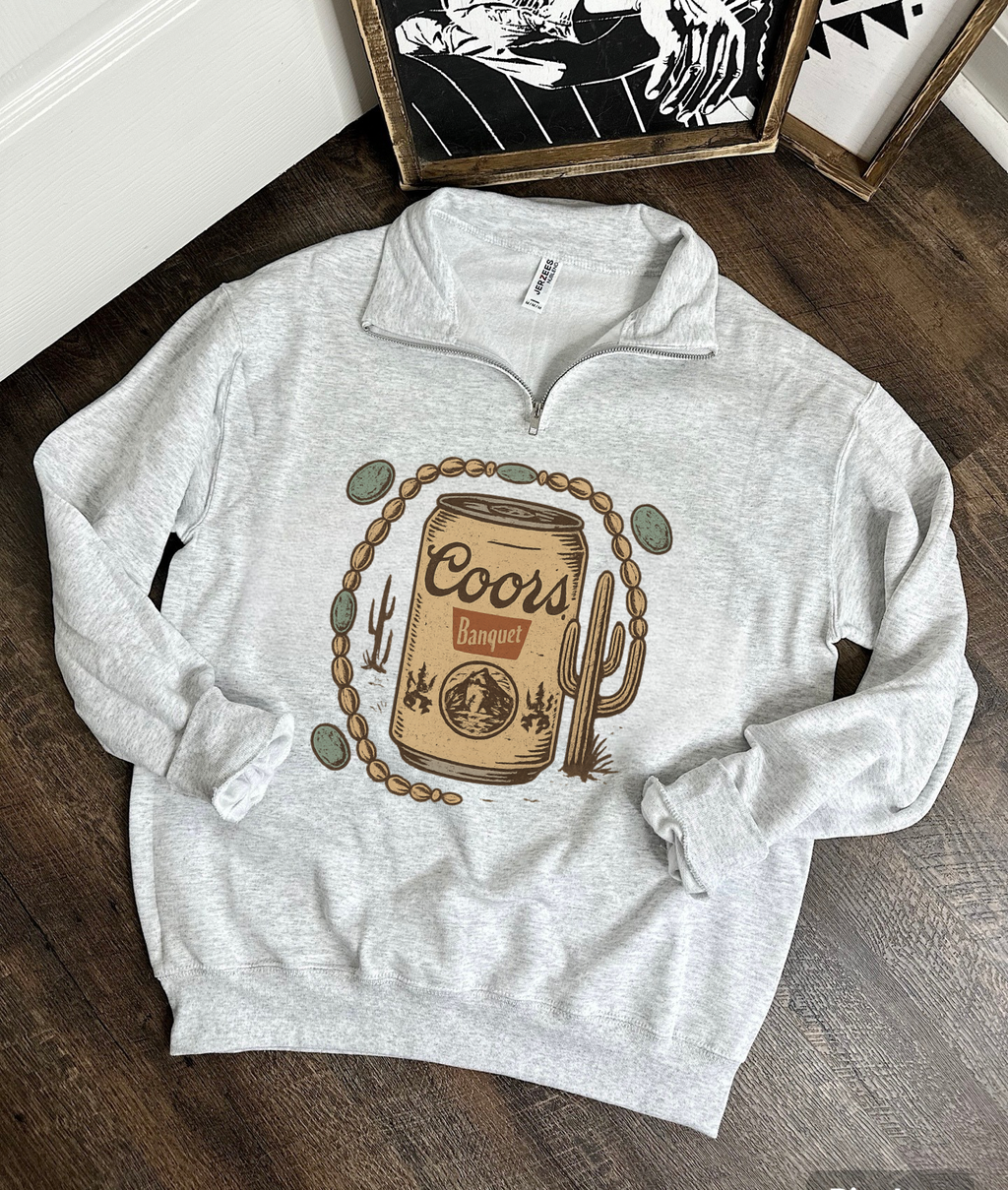 Old School Beer Quarter Zip