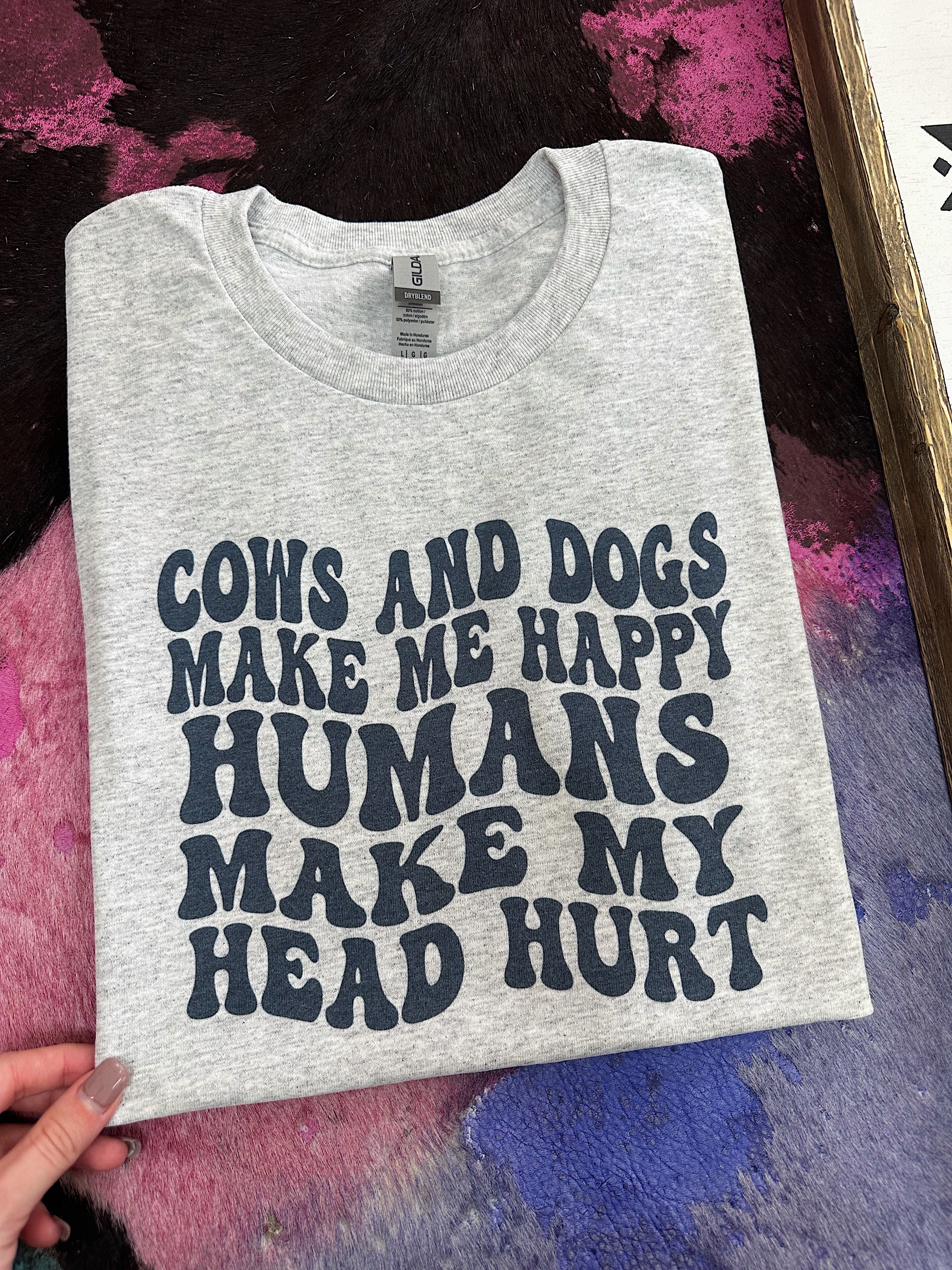 Cows & Dogs TEE or CREWNECK