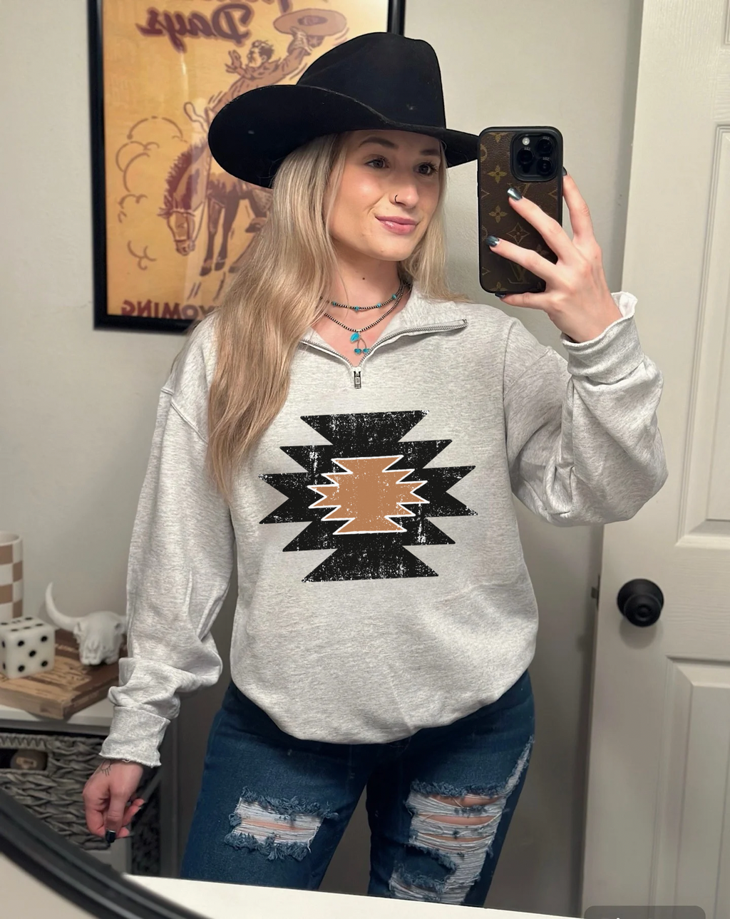 Aztec Quarter Zip