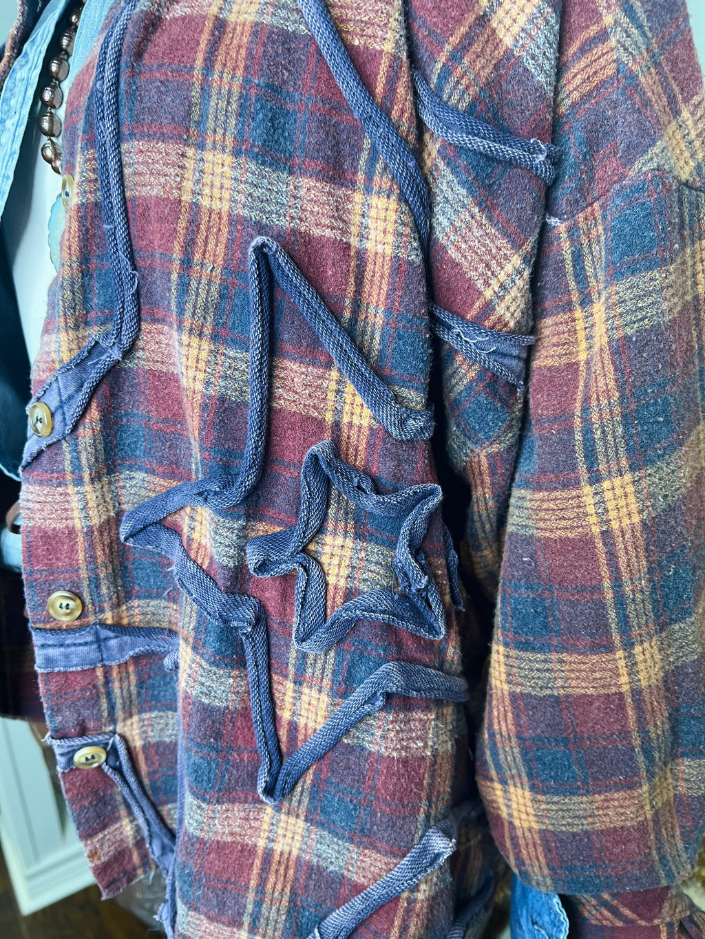 Flannel Cropped Star