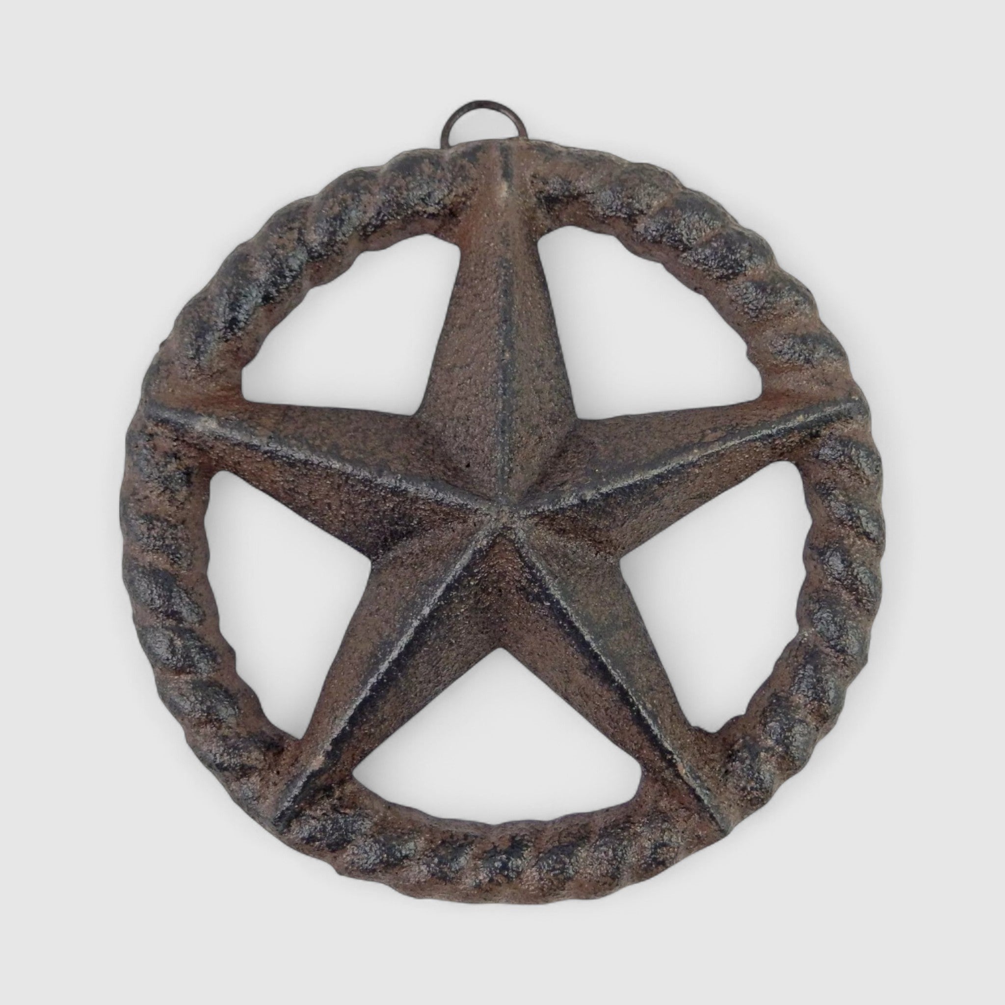 Roped Cast Iron Star - Western Rustic Wall Decor
