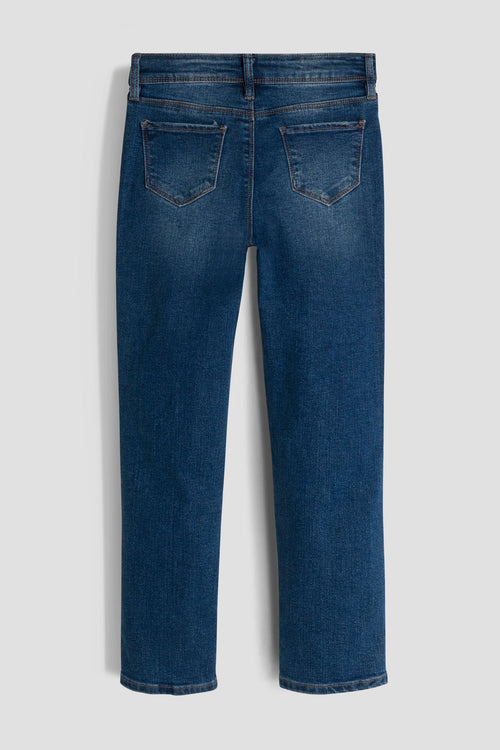 Girls Selena Dream Button Fly Straight Hybrid Jeans