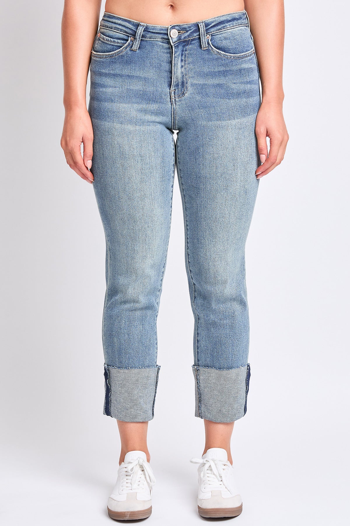 Women's Luxe Dixie High Rise Mega Cuff Straight