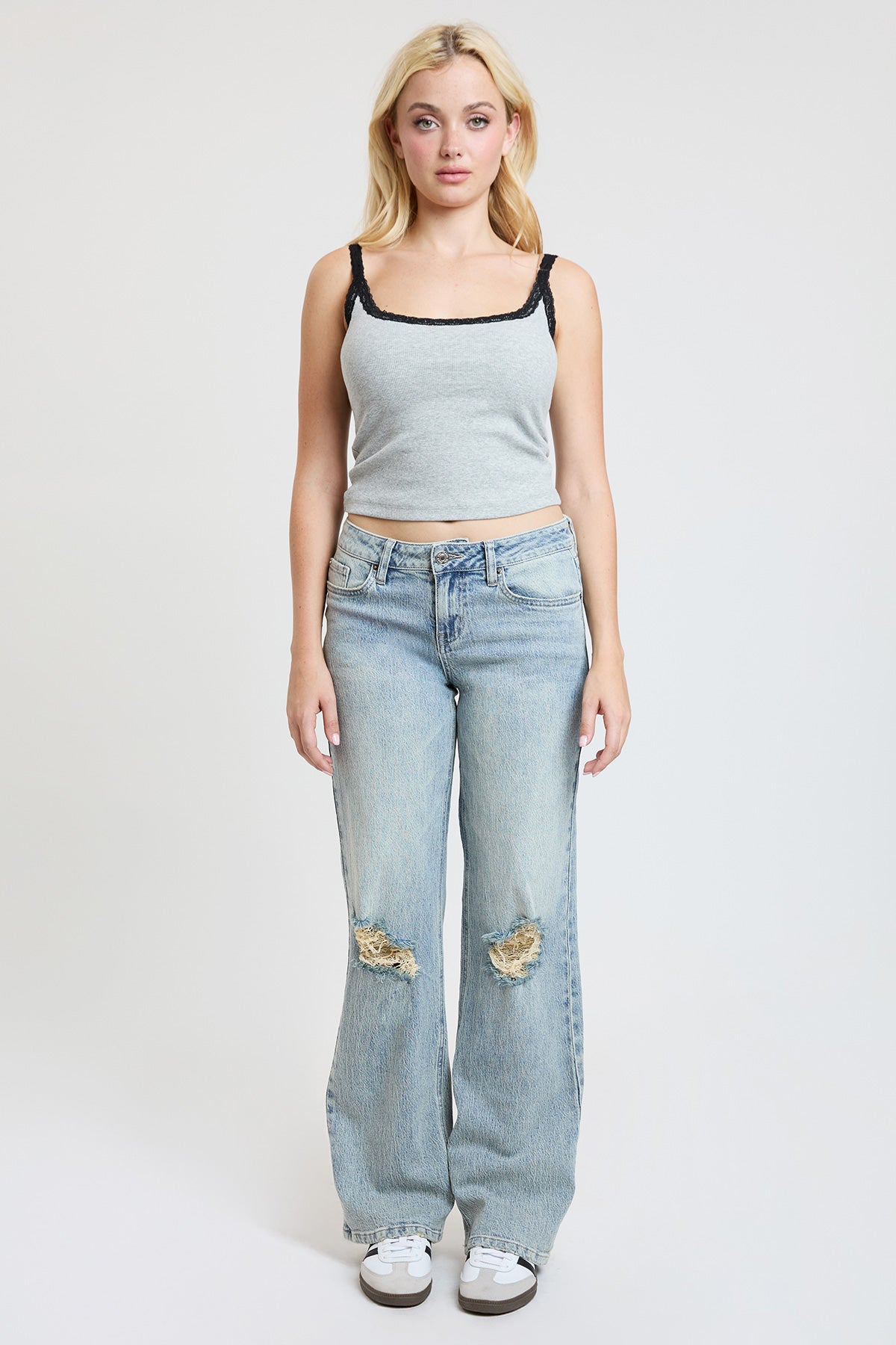 Women's Luxe Britney Wide Leg Jeans