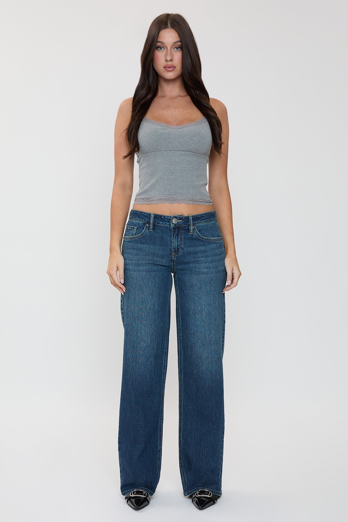 Women's Luxe Britney Wide Leg Jeans