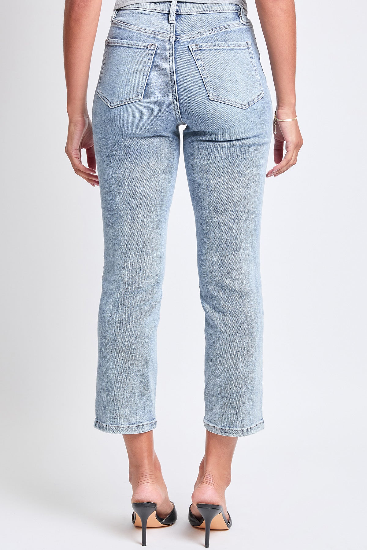 Women's Luxe High Rise Vintage Stretch Straight Jeans