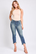 Women's Luxe High Rise Cropped Kick Flare