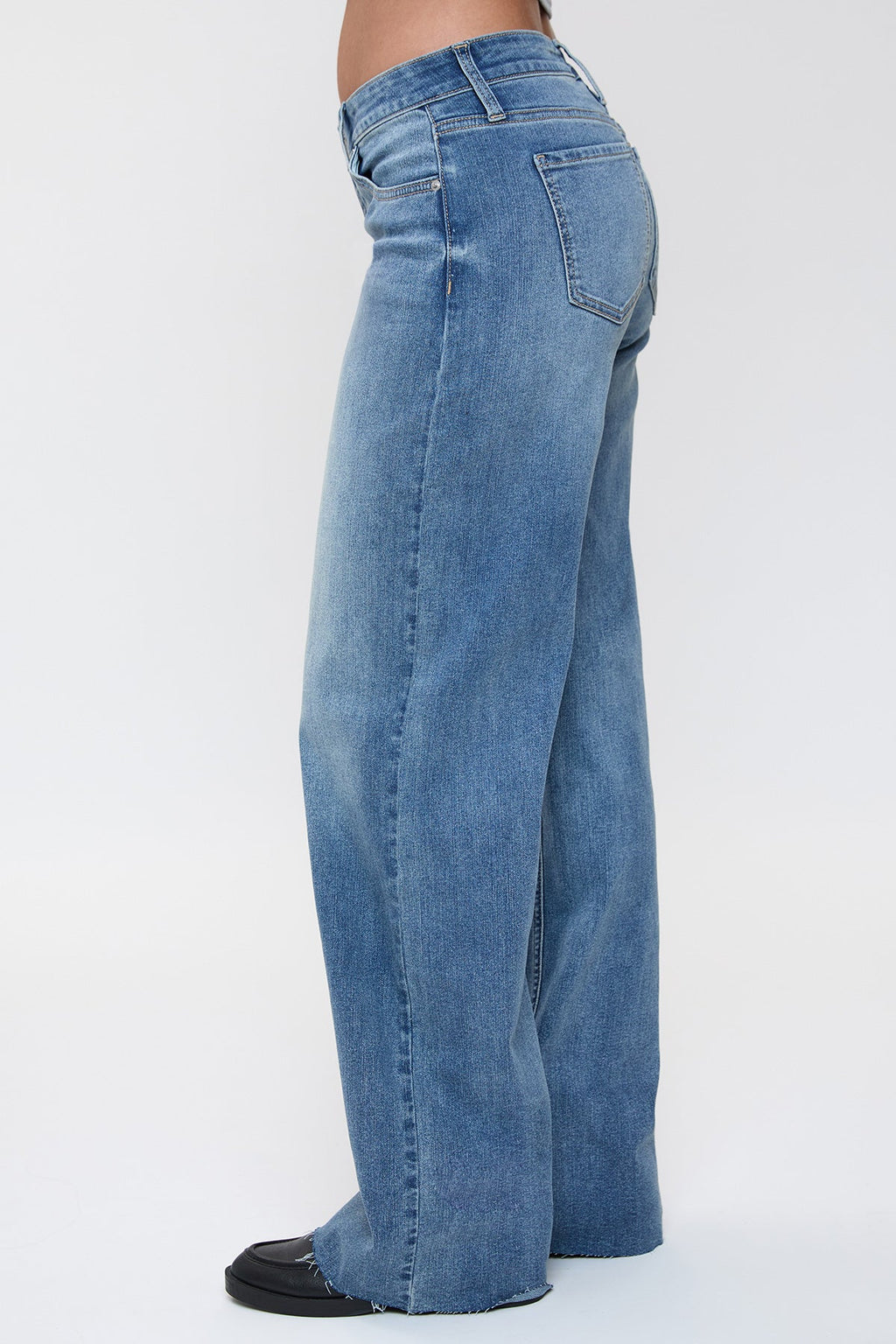 Women's Low Rise Wide Leg Jeans