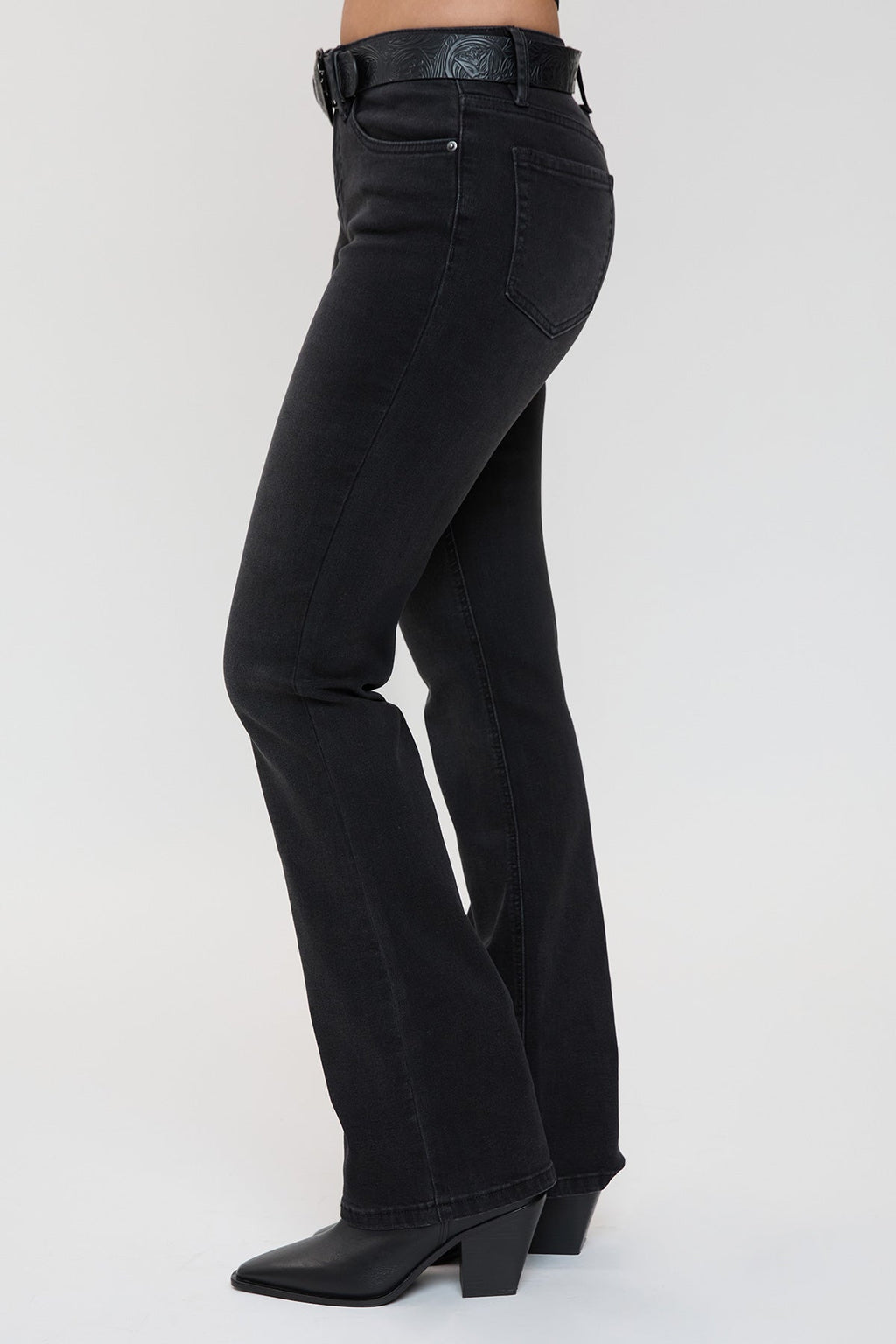 Women's Jessie Belted Bootcut Jeans