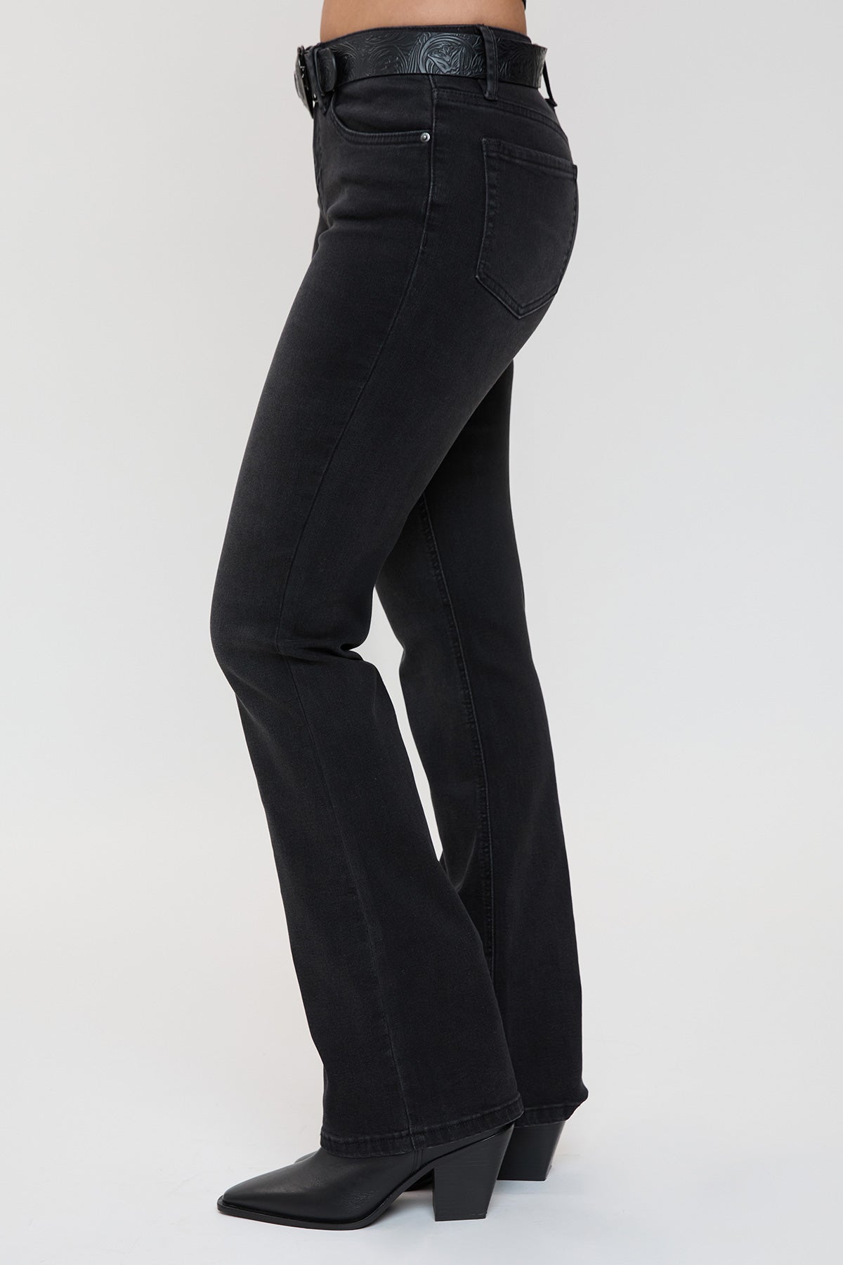 Women's Jessie Belted Bootcut Jeans