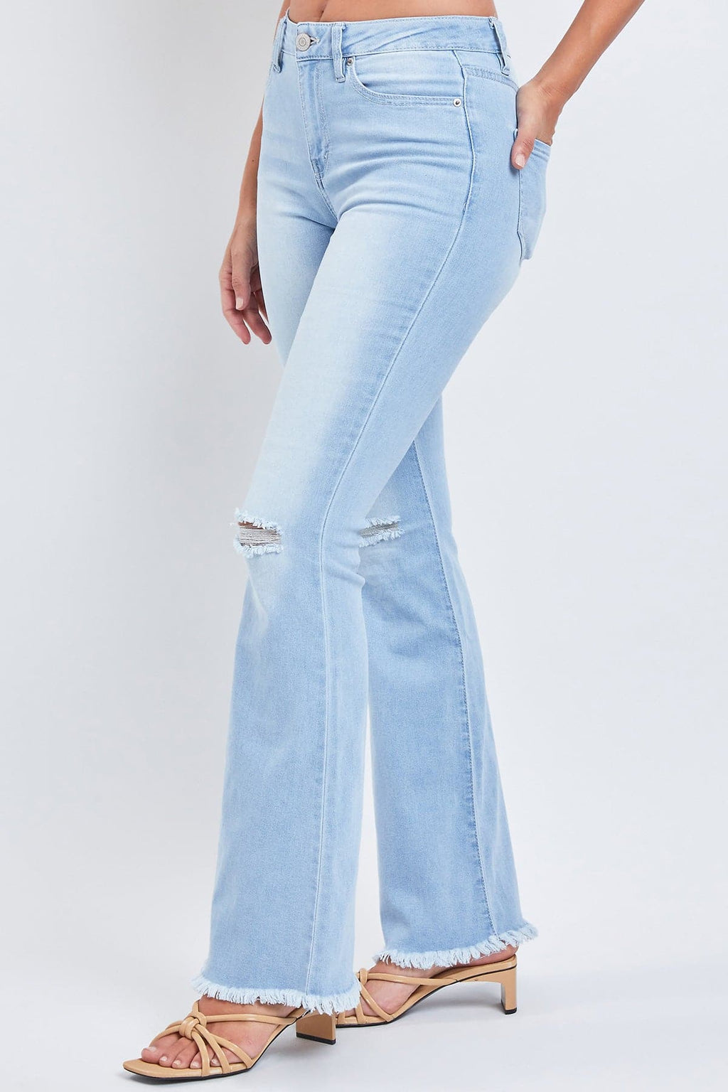 Women's Essential Fray Hem Flare - Regular