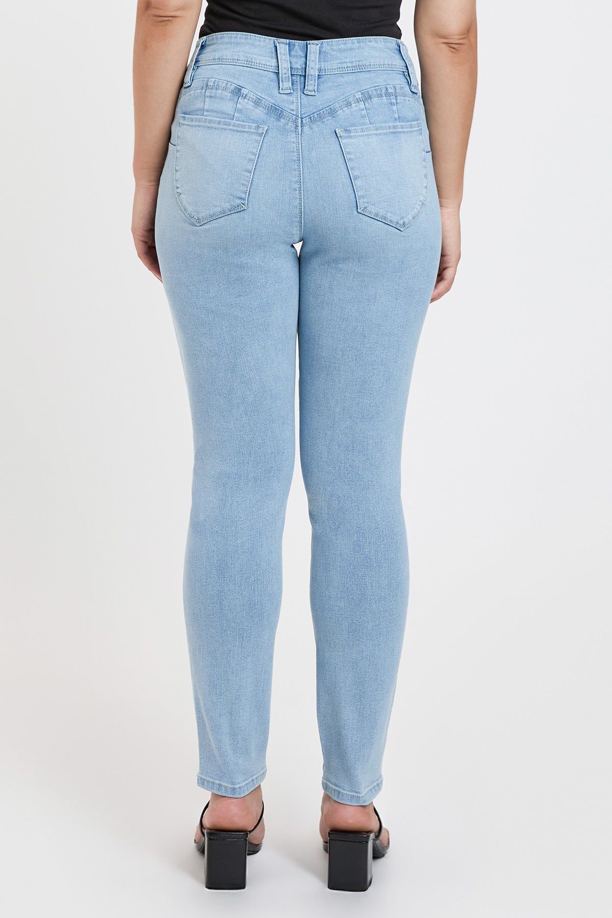 Women's Petite Curve Confidence  Mid Rise Skinny